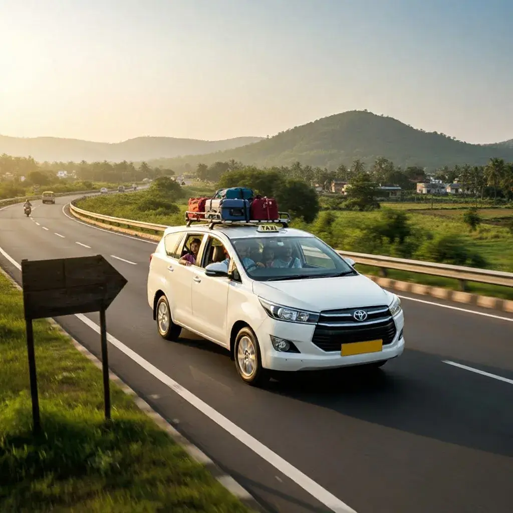 Round Trip Taxi Service from Udaipur